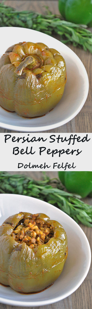 Dolmeh Felfel Persian Stuffed Bell Peppers