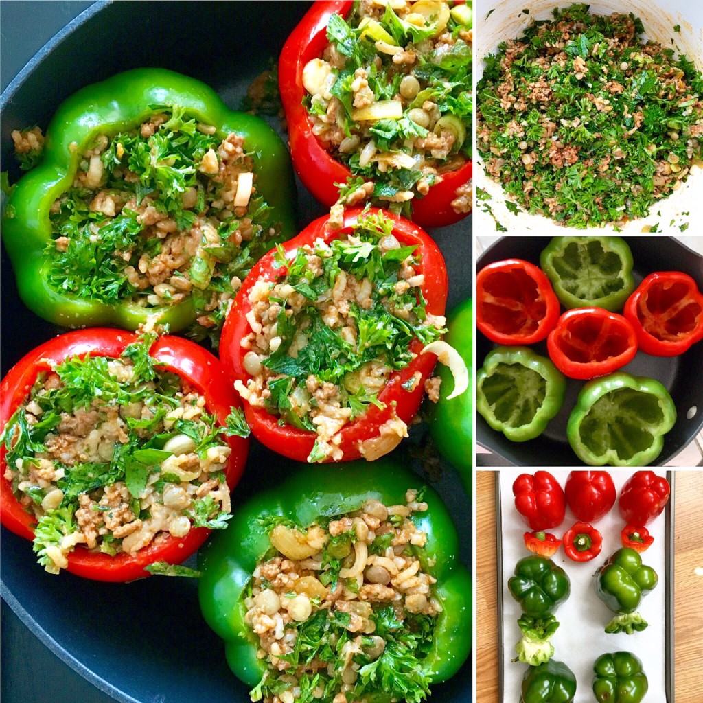 Dolmeh Felfel Persian Stuffed Bell Peppers Step by Step Instructions