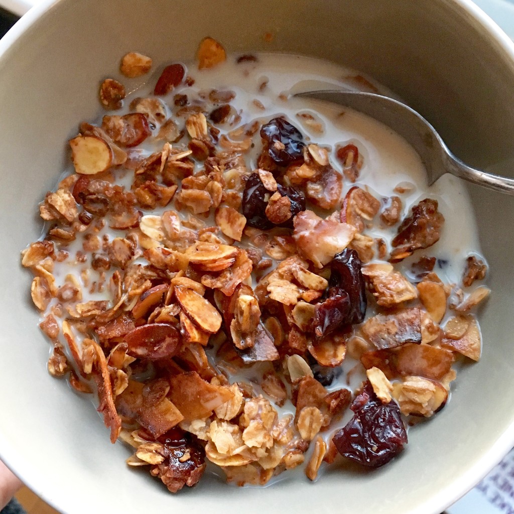 Spiced Cherry Almond Granola