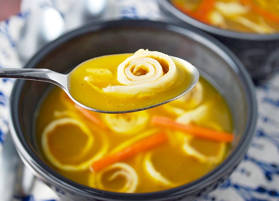 German Pancake Soup Flaedlesuppe Ahu Eats German Pancake Soup Flaedlesuppe Ahu Eats