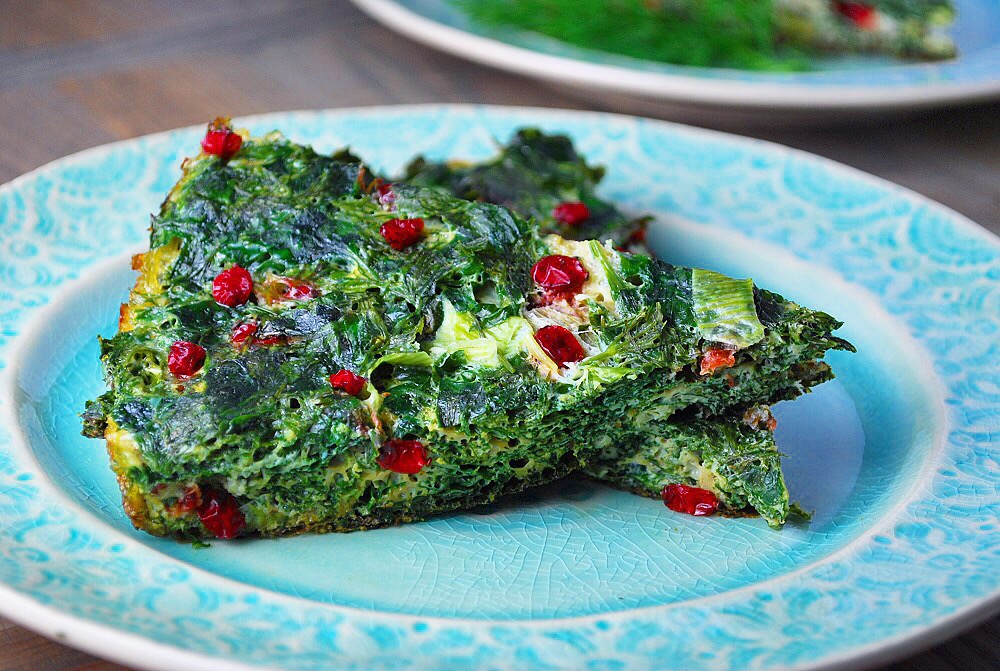 Kuku Sabzi is a Persian Herb Frittata - a delicious vegetarian dish served for Nowruz!